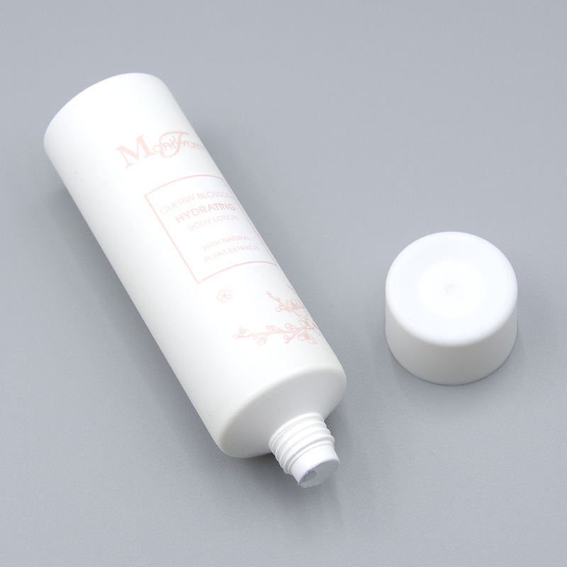 Экологичные матовые мягкие полиэтиленовые косметические тюбики для упаковки крема для рук для ухода за кожей, маски для мытья лица с пространством для трафаретной печати