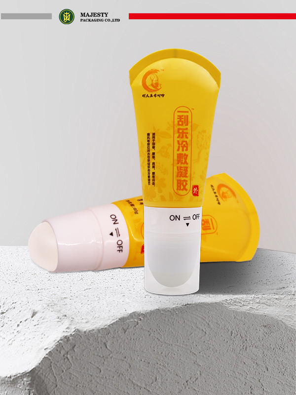 100 мл шариковый роликовый массажный пластиковый тюбик для ухода за кожей, ухода за телом для лосьона и крема, косметическая упаковка