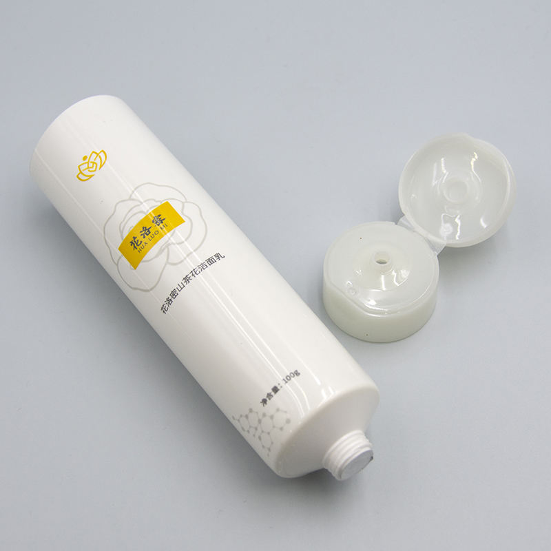 OEM100ML-120ML Косметический тюбик для крема для рук, очистителя для лица, солнцезащитного крема, тюбик с откидной крышкой, обработка поверхности методом горячего тиснения