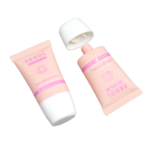 Косметический пустой пластиковый тюбик с логотипом под заказ, мягкая основа для рук для ухода за кожей лица, мини-солнцезащитный крем-лосьон