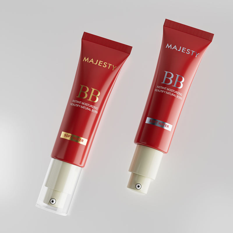 Индивидуальная пустая сжимаемая основа BB для солнцезащитной жидкой упаковки в косметической тубе с безвоздушным насосом для ухода за кожей и кремом для глаз