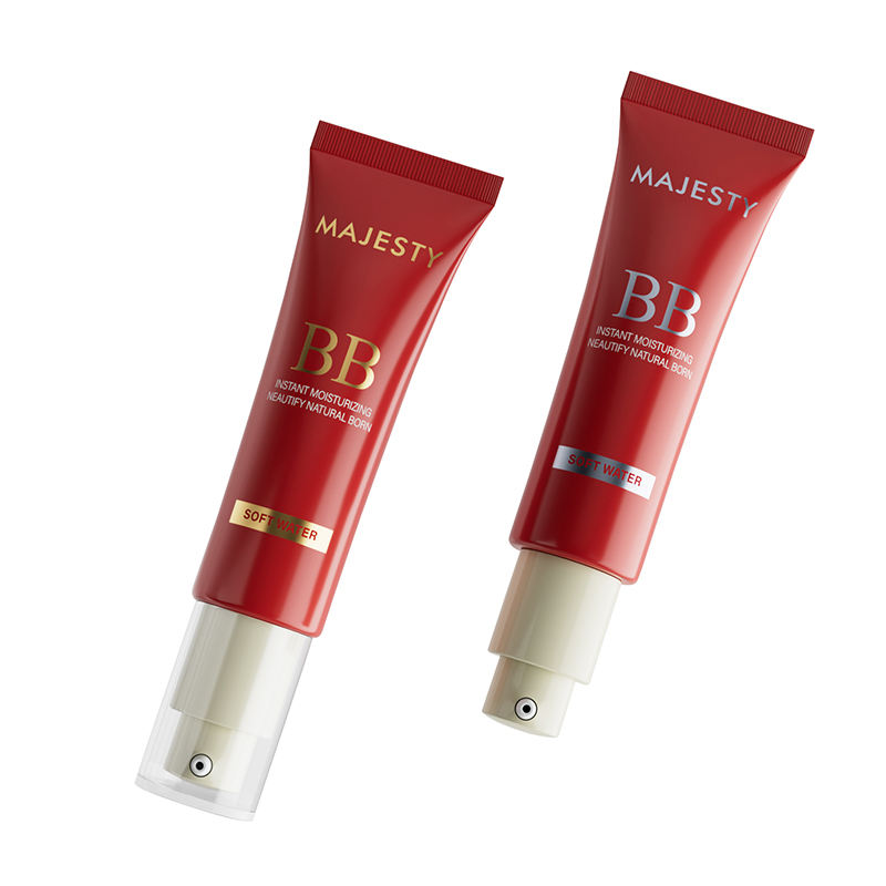 Индивидуальная пустая сжимаемая основа BB для солнцезащитной жидкой упаковки в косметической тубе с безвоздушным насосом для ухода за кожей и кремом для глаз