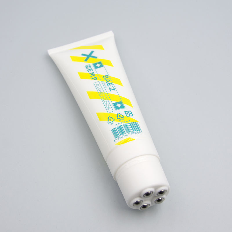 Индивидуальная экструзионная трубка для пластиковой косметической упаковки объемом 60–150 мл с массажной головкой с 5 шариками