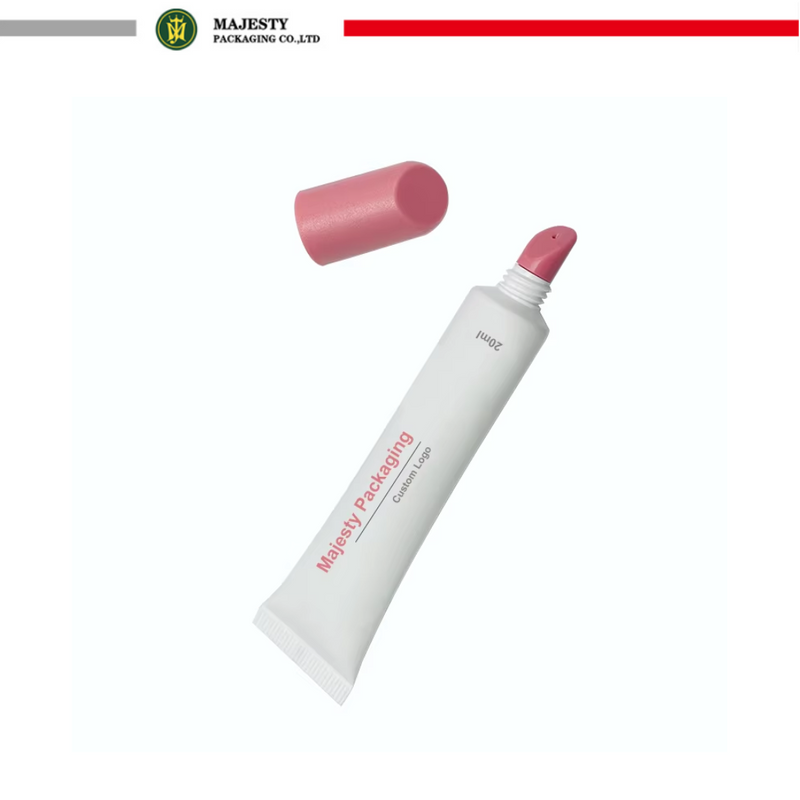 Уникальный мягкий пластиковый тюбик для губной помады с уникальной крышкой емкостью 10 мл, 15 мл, 30 мл для упаковки бальзама для губ, блеска для губ