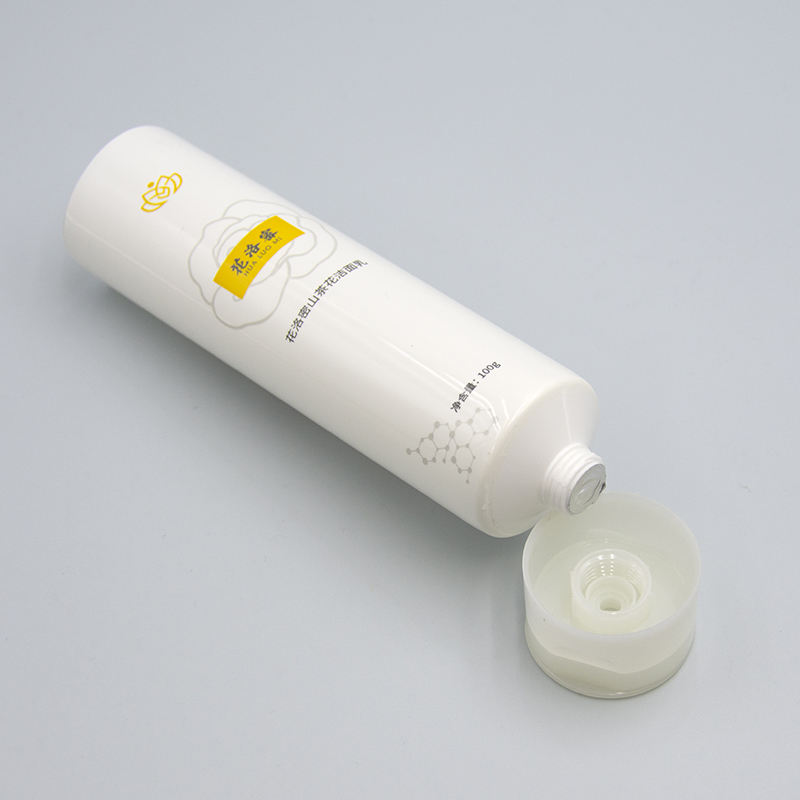 OEM100ML-120ML Косметический тюбик для крема для рук, очистителя для лица, солнцезащитного крема, тюбик с откидной крышкой, обработка поверхности методом горячего тиснения