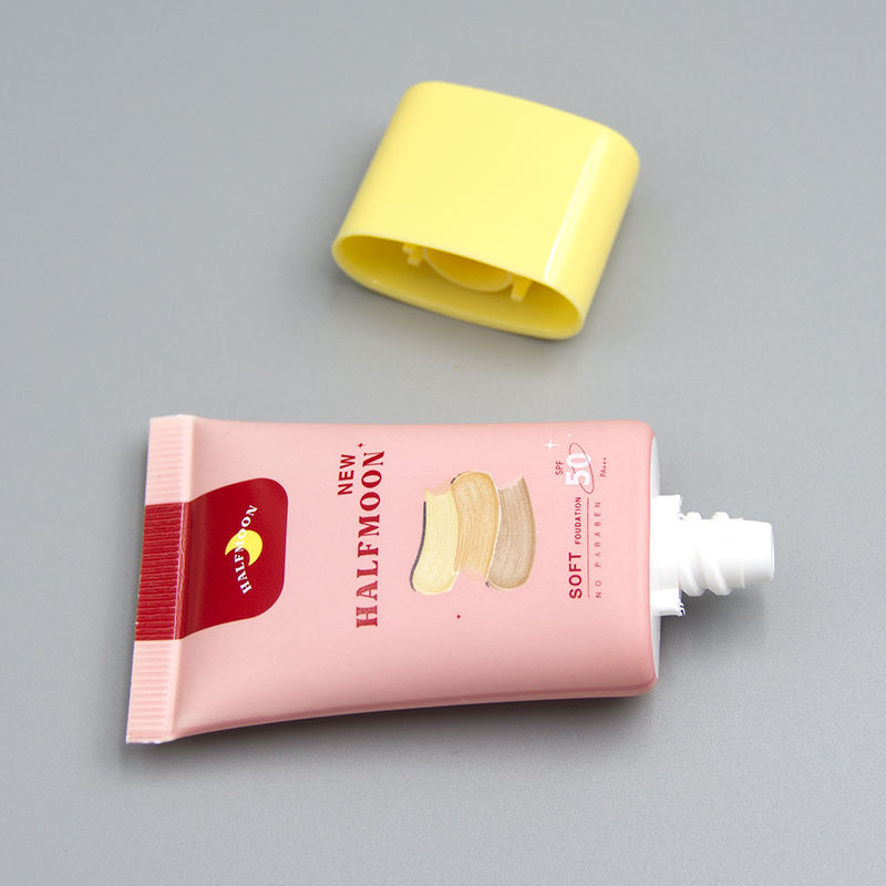 Мини-выжимка с индивидуальным логотипом, косметический пустой пластиковый тюбик емкостью 30 мл, крем для ухода за кожей лица, тональный крем для рук, солнцезащитный крем