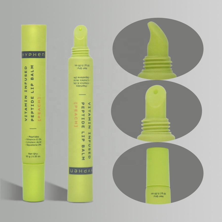 OEM пластиковые тюбики для бальзама для губ, крема для глаз, солнцезащитного крема, настраиваемые пустые тюбики