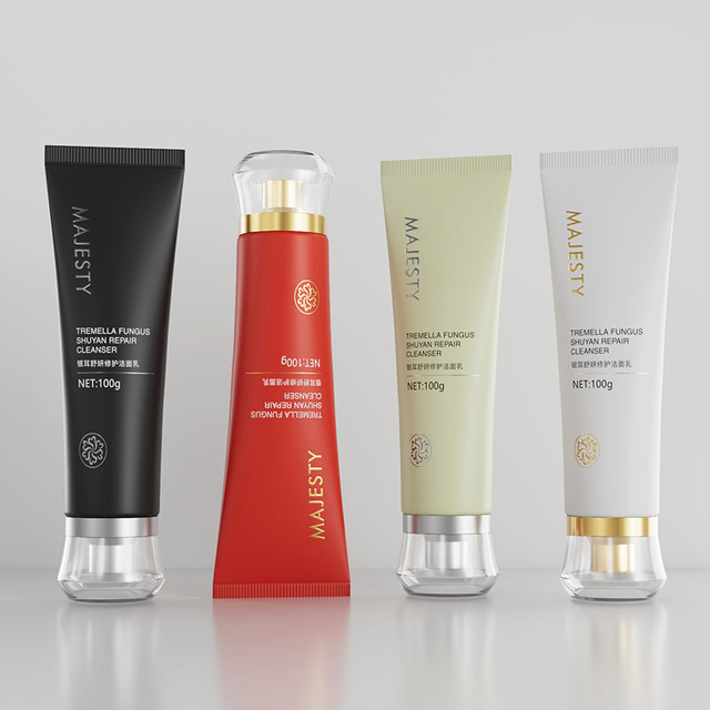 Мягкий акриловый чехол на заказ, лосьон для тела, тюбик для очищения лица, солнцезащитный крем, пластиковая упаковка для тюбика для крема для лица и рук