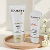 Заводская индивидуальная пластиковая упаковка PE COSMETIC TUBE для солнцезащитного крема с акриловым двойным слоем крышки