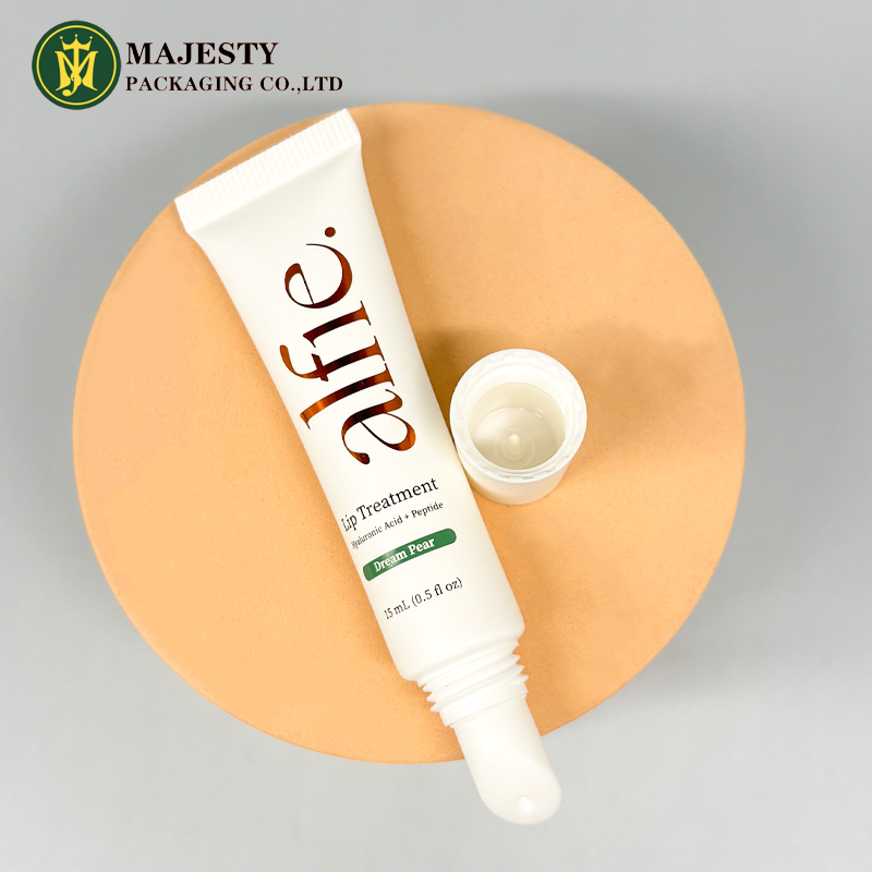 10-25 мл косметическая пластиковая глянцевая трубка для губ 
