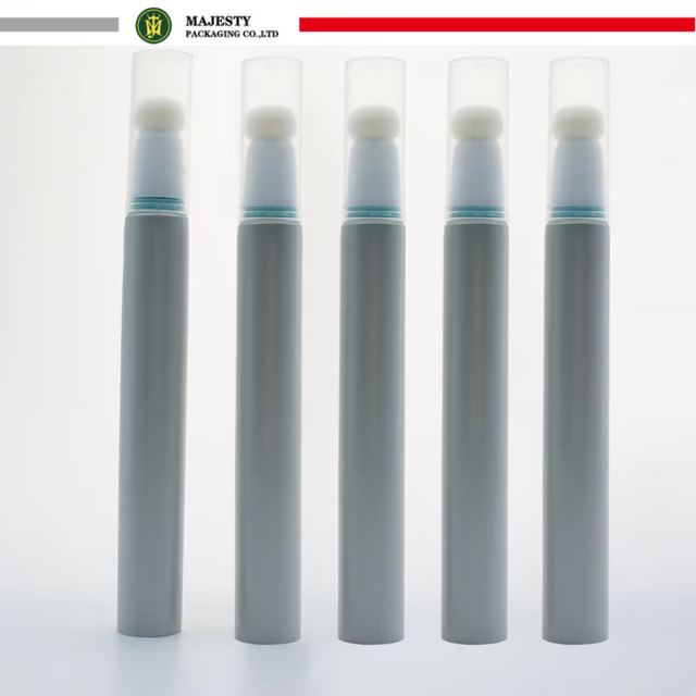 Пластиковый тюбик небольшого объема, упаковка 5 мл, 10 мл, 15 мл, жидкие румяна, тюбик для жидкого консилера, мягкая губка, кисть, аппликатор, косметический тюбик