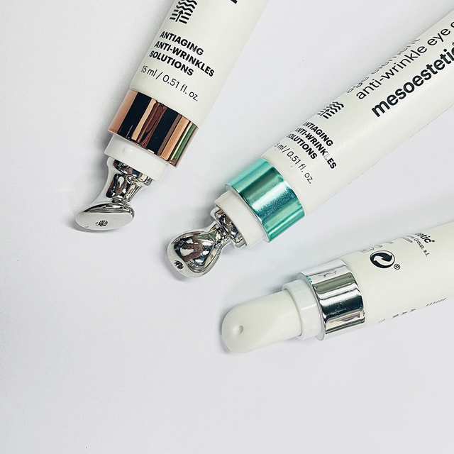 Индивидуальный диаметр 19 мм. Пустой тюбик для крема для глаз 10 мл 15 мл 20 мл Пластиковая массажная керамическая верхняя упаковка с аппликатором керамической пластины