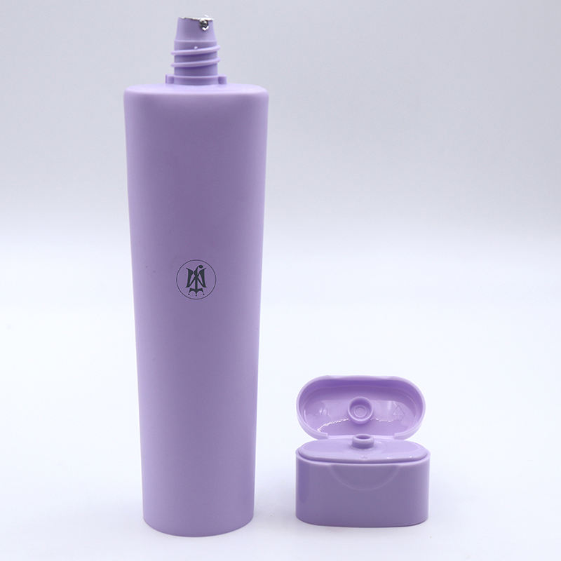 Индивидуальная овальная плоская пластиковая трубка 100 мл для ухода за лицом, сыворотка для кожи, маски с откидной крышкой и упаковка солнцезащитного крема/BB-крема