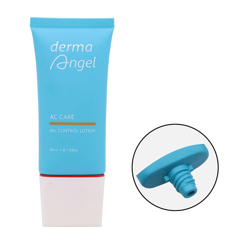 OEM 30 мл/50 мл овальные плоские полиэтиленовые пластиковые тубы для косметики, упаковка с трафаретной печатью, завинчивающаяся крышка, солнцезащитный крем, BB-крем, тональный крем