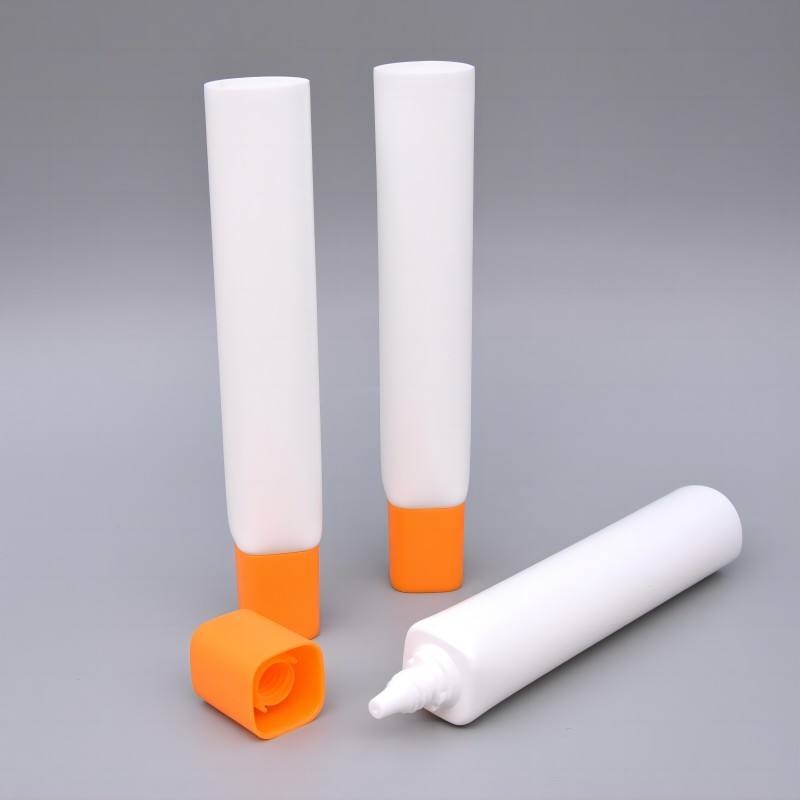 OEM 50 мл квадратной формы косметический тюбик мягкий пустой тюбик с насадкой для крема тональный крем для ухода за кожей крем для глаз трафаретная печать