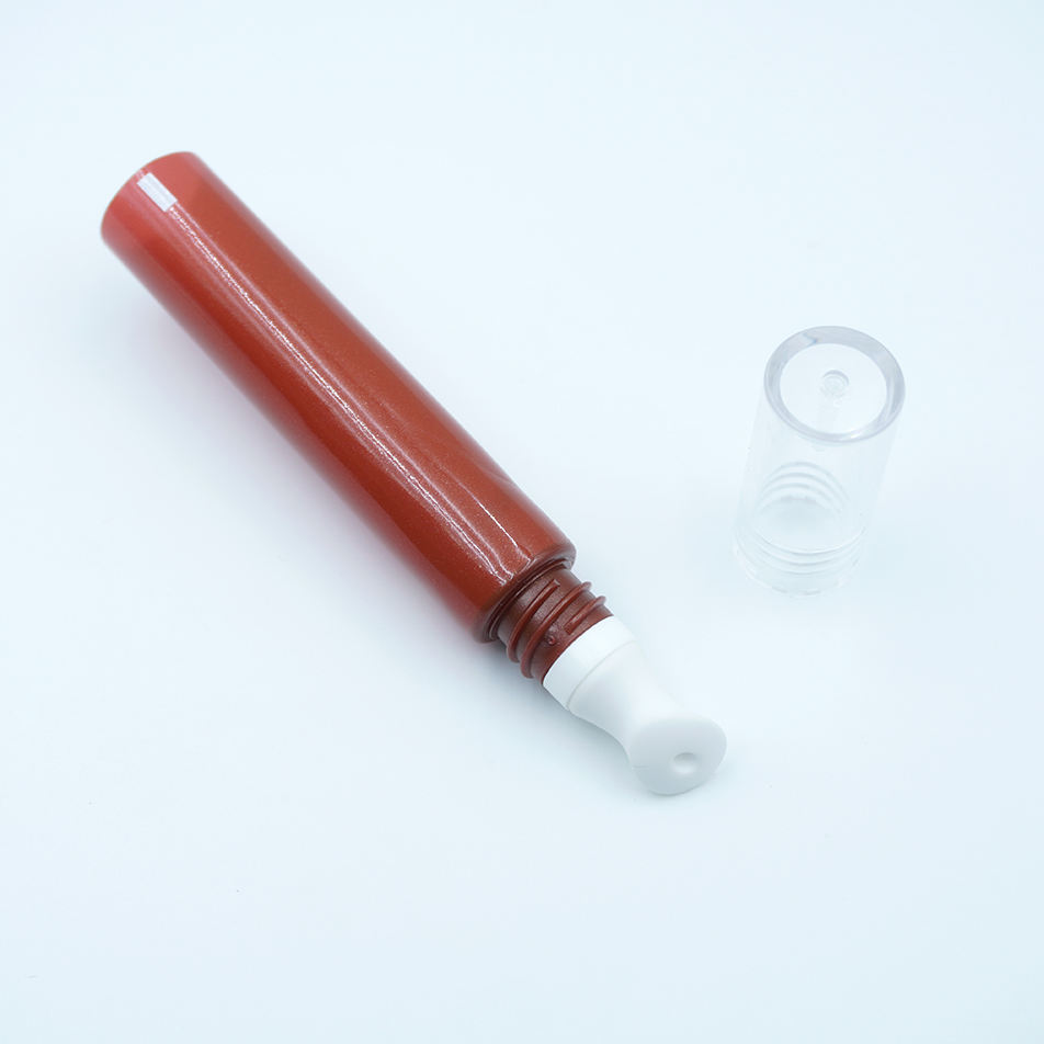 Мягкий пластиковый тюбик по индивидуальному заказу, косметическая сыворотка для глаз, крем, пустые 5 мл, 10 мл, 15 мл, упаковочные контейнеры, массажный продукт с винтовой крышкой