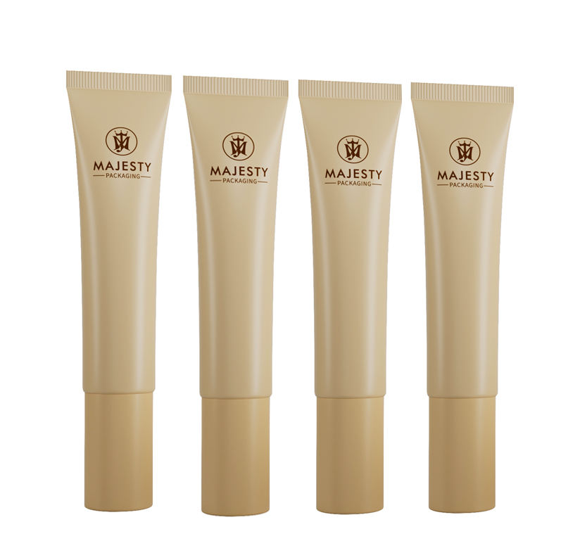Изготовленная на заказ 30 мл мягкая пластиковая упаковка для BB-крема с безвоздушной головкой насоса для солнцезащитных тюбиков для макияжа сыворотки для глаз