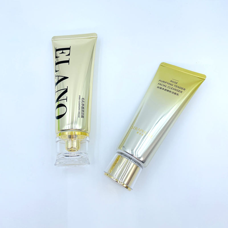 100 г PE очищающее средство для лица, крем для рук, мягкий пластиковый тюбик с винтовой крышкой, солнцезащитный крем, АБС-пластик, хрустальная крышка, тюбик для мытья лица, косметика