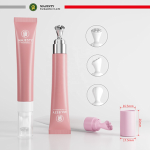 Custom10ml 15ml 20ml Cometic Squeeze Крем для глаз Тюбик с керамической головкой из цинкового сплава Упаковка шланга