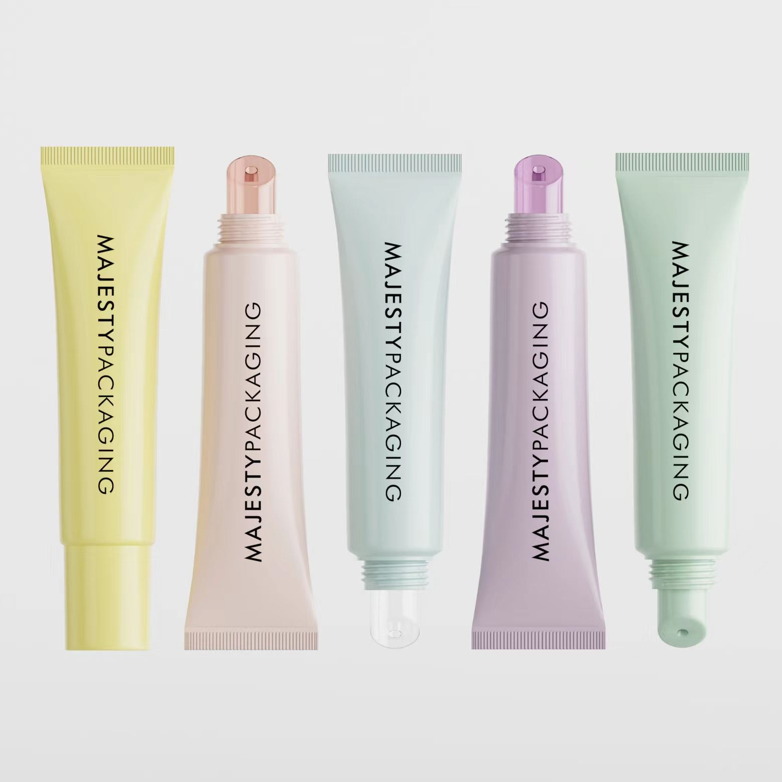 Красочная яркая пластиковая косметическая упаковка в тюбиках Губная помада Бальзам для губ Упаковка в тюбиках 10 мл 15 мл 30 мл Упаковка в тюбиках для макияжа