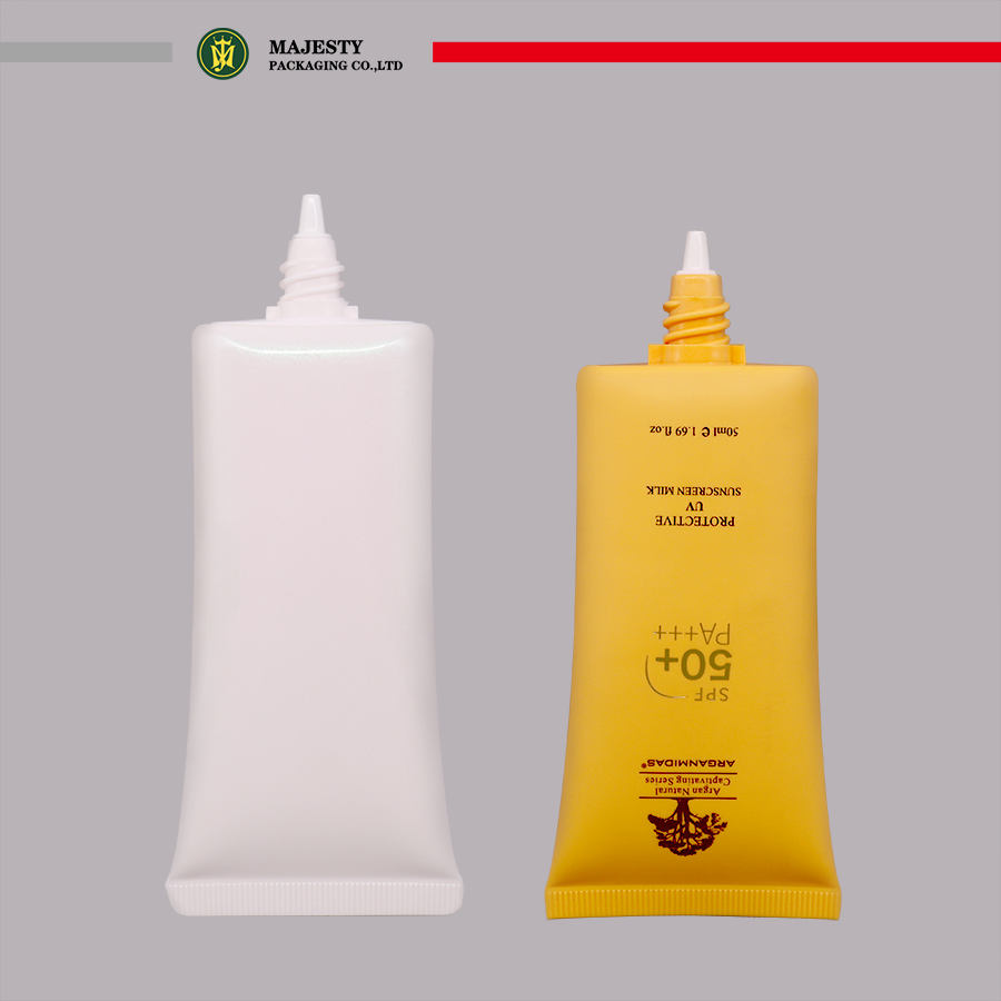 Чистые поры, увлажняющее очищающее средство для лица, средство для умывания лица, солнцезащитный крем, пластиковый тюбик, 65 мл, акриловая крышка, крышка с оправой, упаковка для ухода за кожей