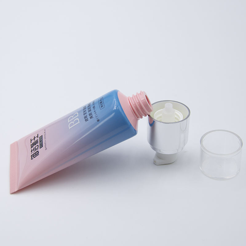 Индивидуальная упаковка для молочного крема для лица, солнцезащитная упаковка, тюбики, косметический контейнер, упаковка с безвоздушным насосом-аппликатором