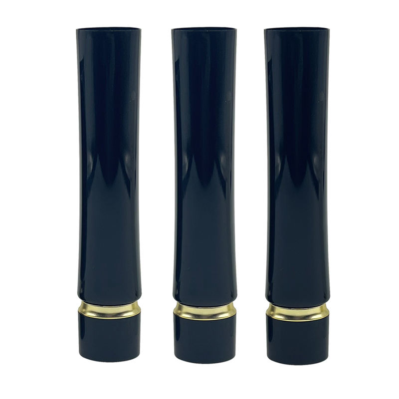 Пустой тюбик овальной формы 15–35 мл, пластиковая упаковка для основного крема для лица, солнцезащитного крема, макияжа, жидкая позолоченная винтовая крышка