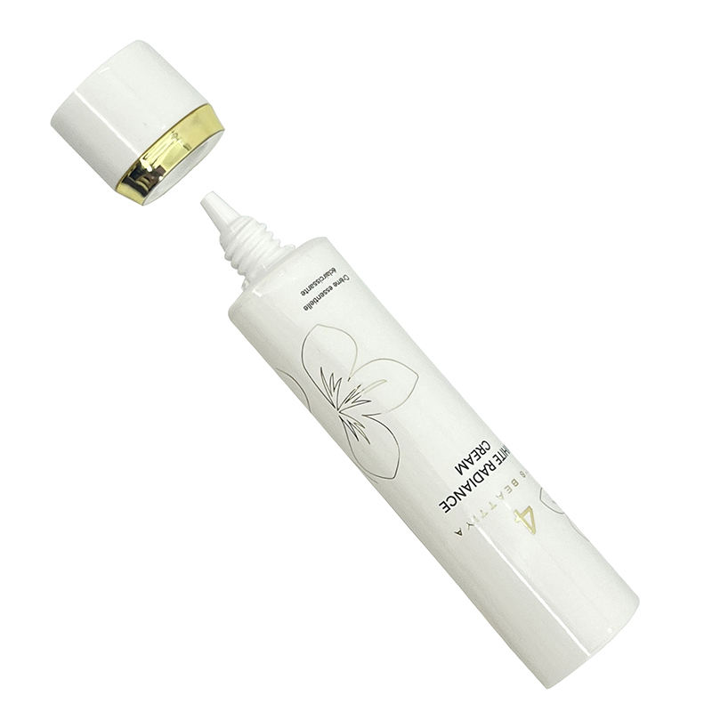 Пустой тюбик овальной формы 15–35 мл, пластиковая упаковка для основного крема для лица, солнцезащитного крема, макияжа, жидкая позолоченная винтовая крышка