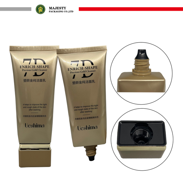 Пластиковая косметическая упаковка Тюбик для очищающего средства для лица BB-крем Уход за кожей Крем для лица Лосьон Косметическая упаковка для сжимаемого тюбика