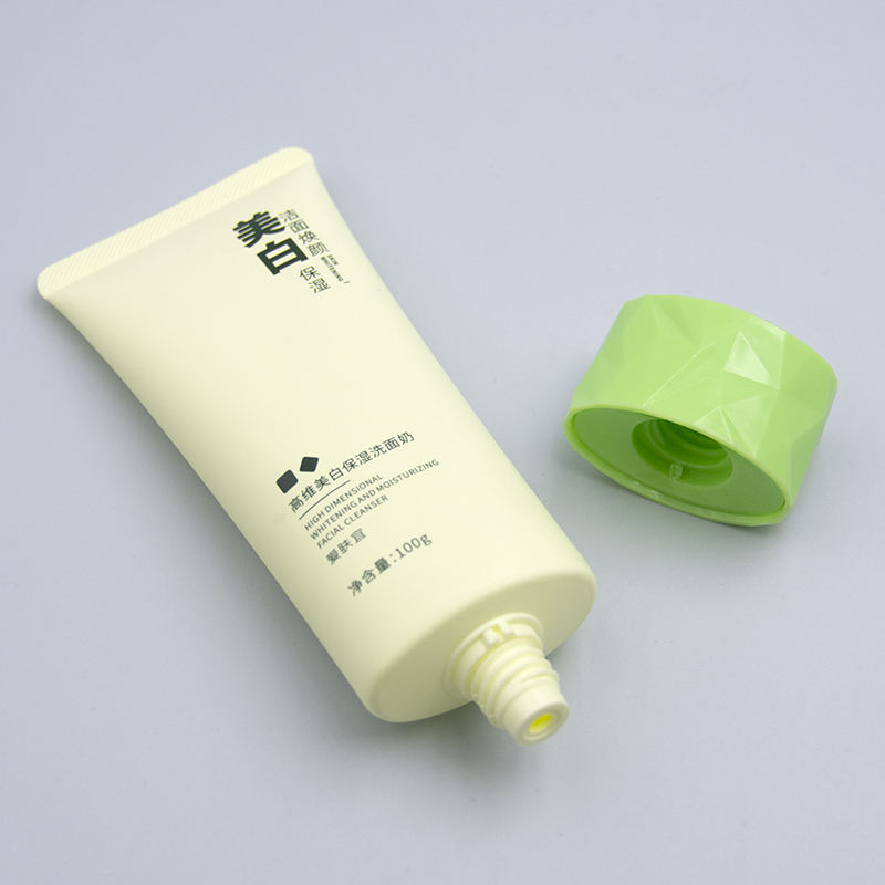 OEM100ML-120ML Косметическая овальная трубка для крема для глаз, ухода за кожей, средства для мытья лица и солнцезащитного крема с завинчивающейся крышкой