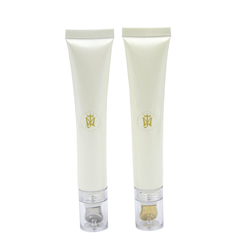OEM горячая распродажа 25 мл D19 PE мягкая трубка из цинкового сплава массажный аппликатор для губной помады солнцезащитный крем очищающий крем для глаз упаковка