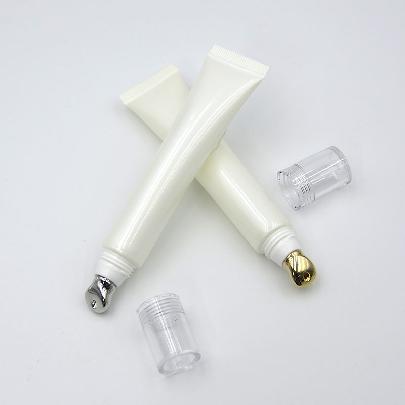 OEM горячая распродажа 25 мл D19 PE мягкая трубка из цинкового сплава массажный аппликатор для губной помады солнцезащитный крем очищающий крем для глаз упаковка
