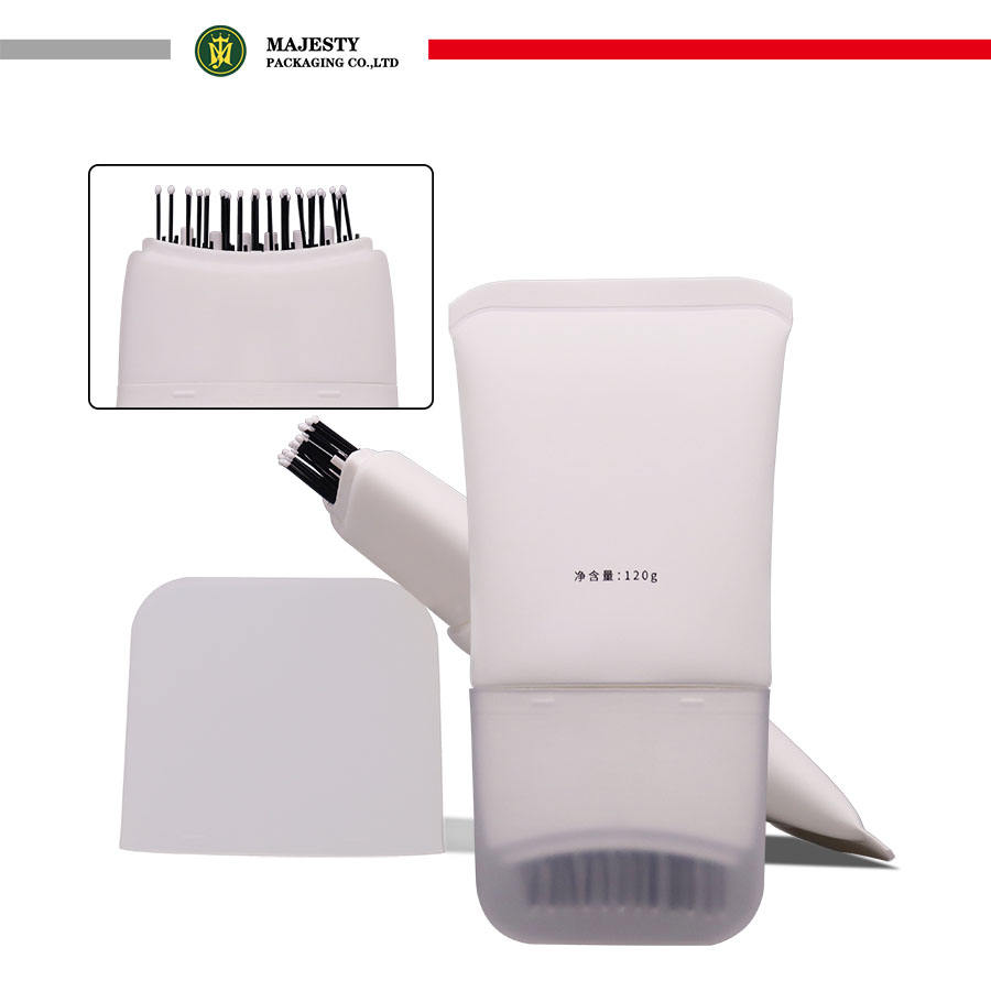 Индивидуальные пластиковые тубы 100–150 мл, прессованный дизайн премиум-класса для упаковки для ухода за кожей головы