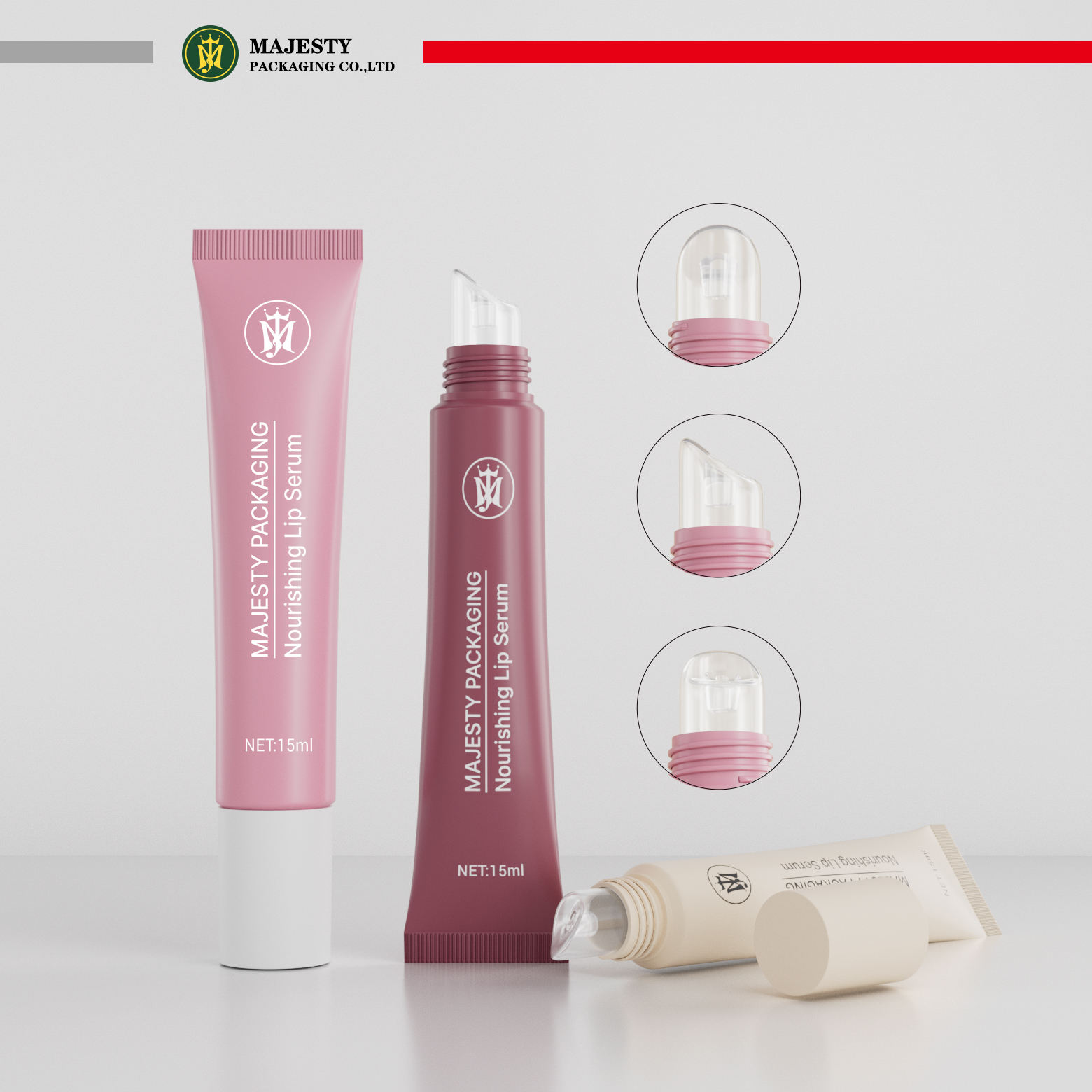 На заказ 10 мл 15 мл 20 мл пластиковая упаковка в тюбике Силиконовый блеск для губ Бальзам для губ Мягкий крем-гель для губ Скраб для губ тюбик