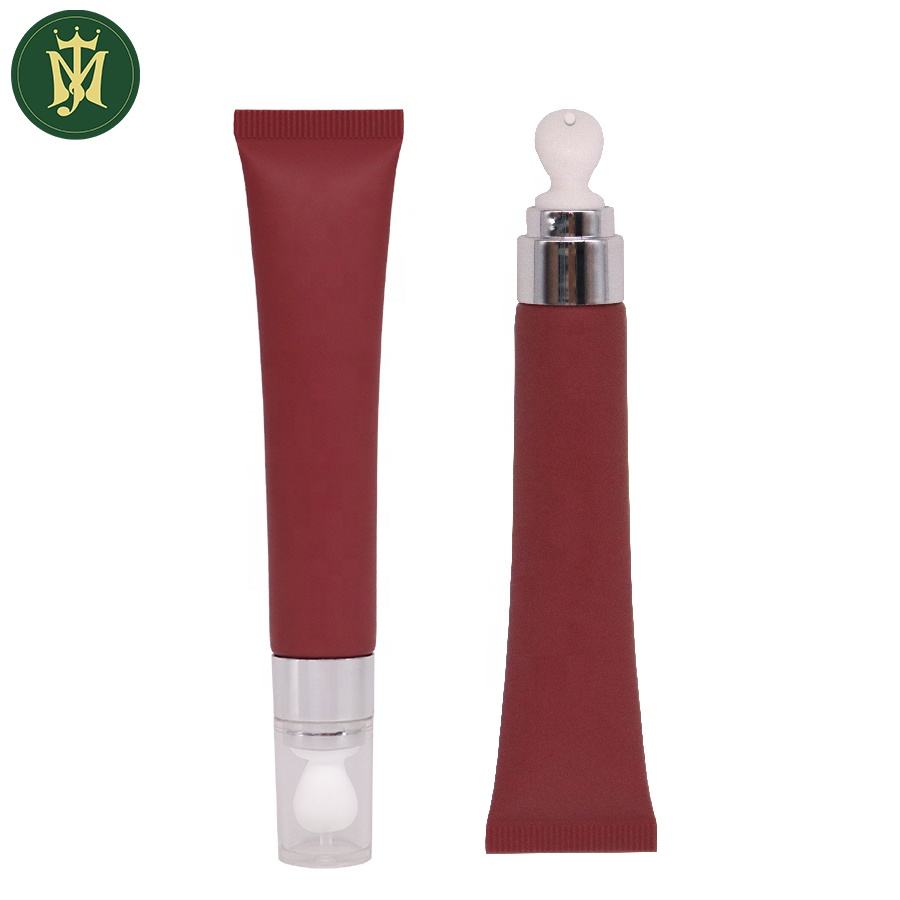 Тюбик для крема для глаз, мягкий тюбик для блеска для губ, диаметр 19 мм, керамический аппликатор из цинкового сплава, емкость 10–30 мл, винтовая крышка