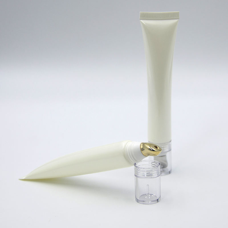 OEM горячая распродажа 25 мл D19 PE мягкая трубка из цинкового сплава массажный аппликатор для губной помады солнцезащитный крем очищающий крем для глаз упаковка