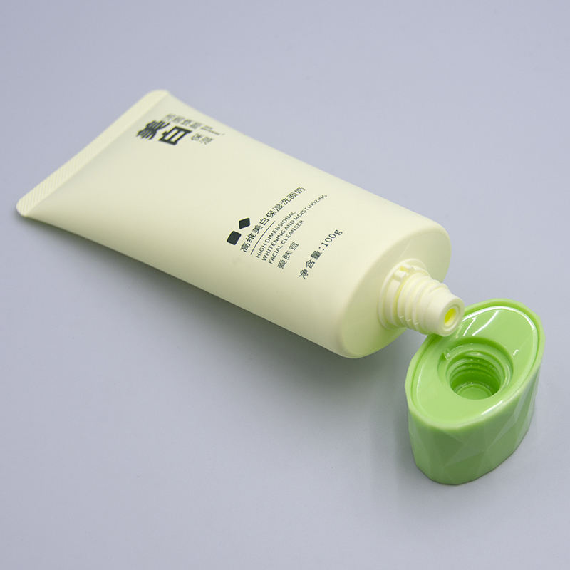 OEM100ML-120ML Косметическая овальная трубка для крема для глаз, ухода за кожей, средства для мытья лица и солнцезащитного крема с завинчивающейся крышкой