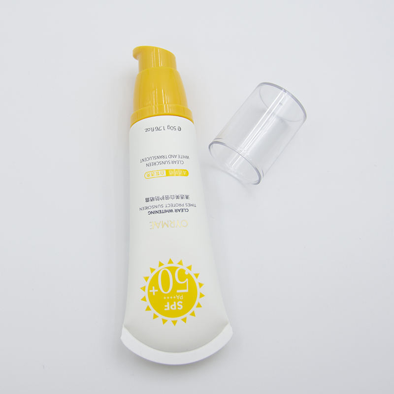 Изготовленные на заказ пластиковые тубы для упаковки косметики, безвоздушный насос, крем BB CC, тональный лосьон и очищающий крем для глаз, разные цвета