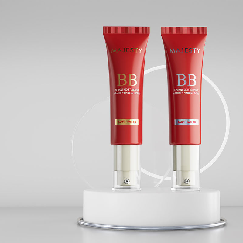 Индивидуальная пустая сжимаемая основа BB для солнцезащитной жидкой упаковки в косметической тубе с безвоздушным насосом для ухода за кожей и кремом для глаз
