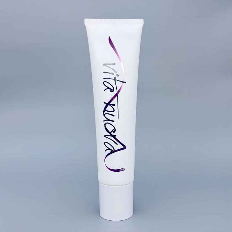 100 г настраиваемая полиэтиленовая упаковка для крема для рук и очищающего средства для лица, мягкий пластиковый тюбик для мытья лица, тюбик для мытья лица, солнцезащитный тюбик с винтовой крышкой
