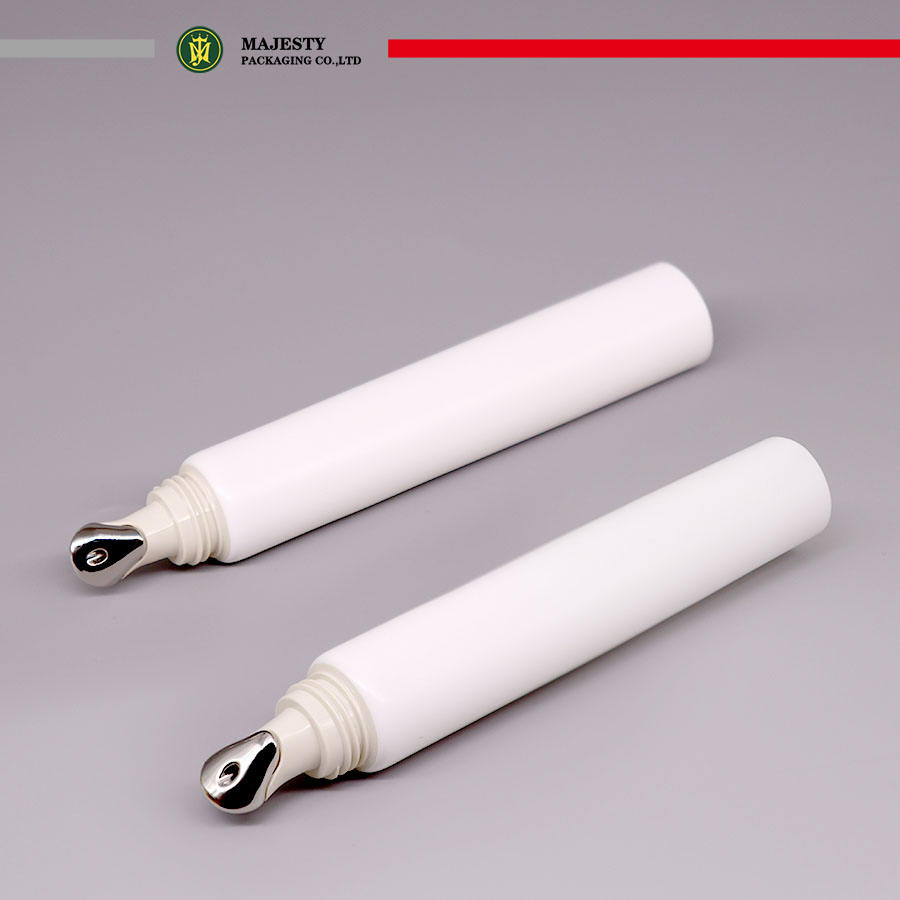 Новая серия пластиковый тюбик для крема для глаз с аппликатором из цинкового сплава пластиковый косметический тюбик для упаковки тюбик для ухода за кожей 10 мл 20 мл 30 мл