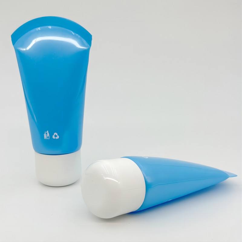 Пользовательская пустая трубка объемом 50-70 мл, пластиковая мойка для лица для ухода за кожей с винтовой крышкой, полипропиленовая трубка