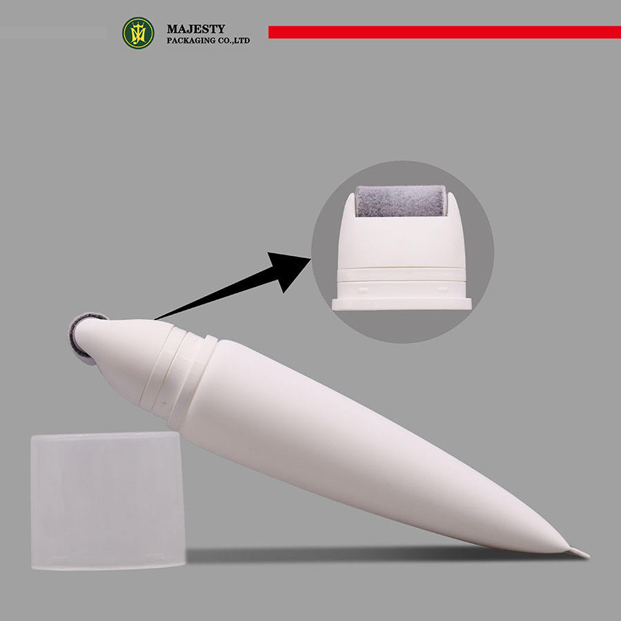 Косметический тюбик для лосьона для тела, массажный крем для тела и аппликатор с роликовым переключателем, пустой пластиковый упаковочный тюбик