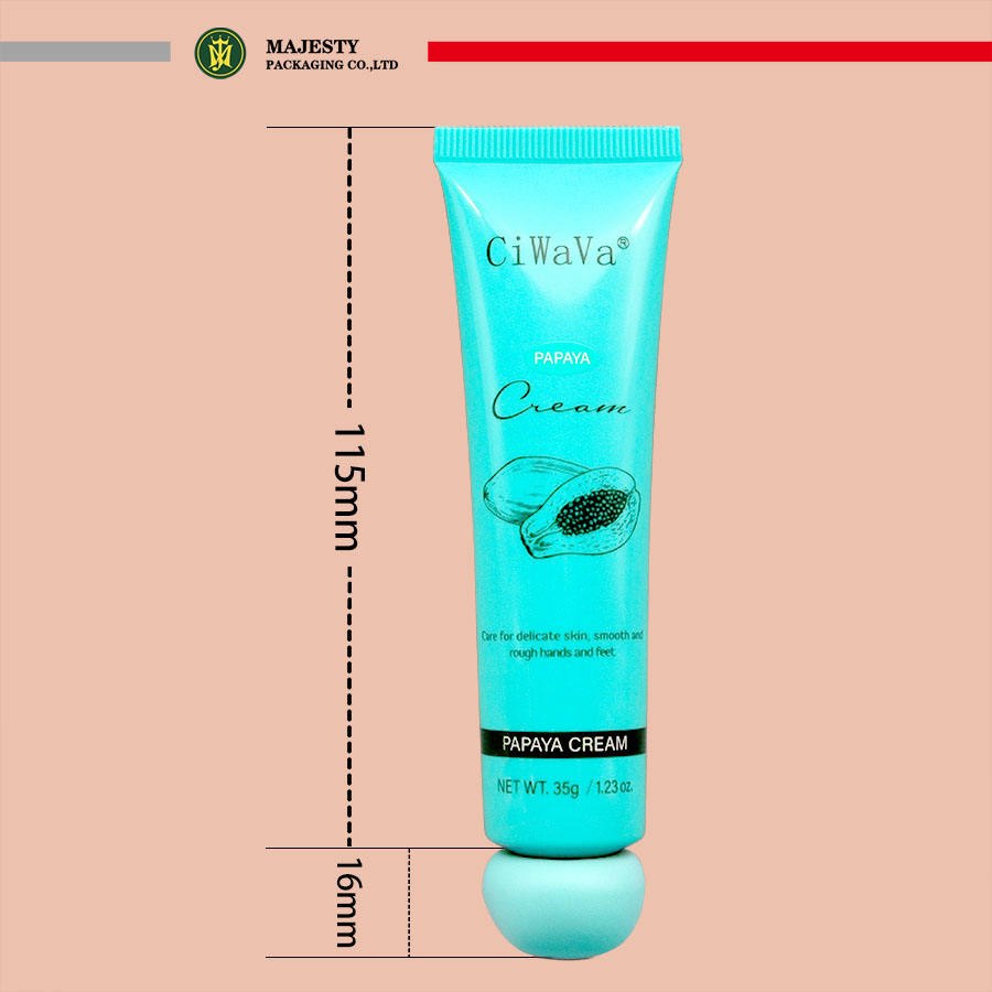 Керамическая завинчивающаяся крышка на заказ, 35 мл, пустой тюбик, пластиковый тюбик для ухода за кожей с тюбиком для мытья лица, лосьон для тела, косметический тюбик