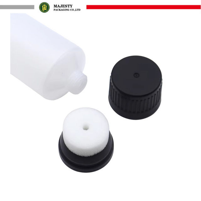 Пластиковая косметическая упаковка в тюбике с переключателем, губка-аппликатор, очищающее средство для лица, пластиковый тюбик для ухода за лицом, тюбик 70 мл, 100 мл, 150 мл