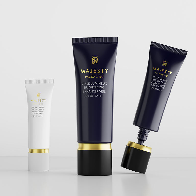 OEM 30 мл-60 мл Роскошные мягкие пластиковые пустые тюбики для крема для глаз Тональная жидкость и солнцезащитный крем Упаковка Косметическая туба