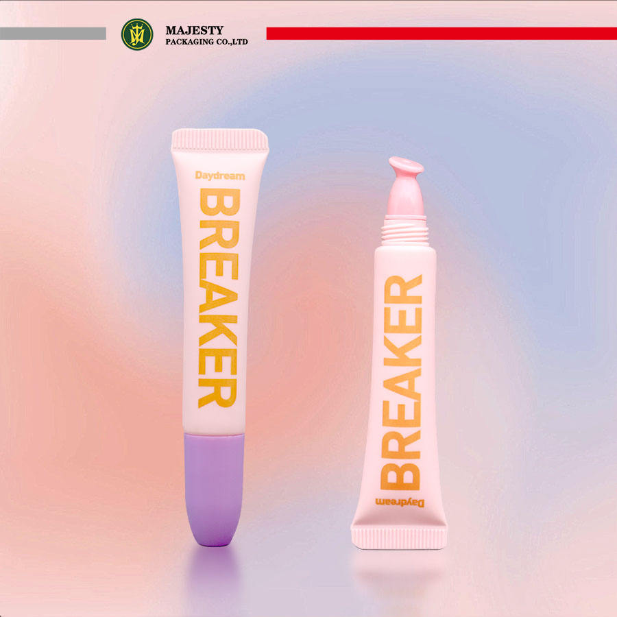 Пустая губная помада, тюбик для бальзама для губ, пластиковая косметическая упаковка для тюбиков для макияжа, круглая форма, 10 мл, 20 мл, 30 мл, пластиковая туба по индивидуальному заказу