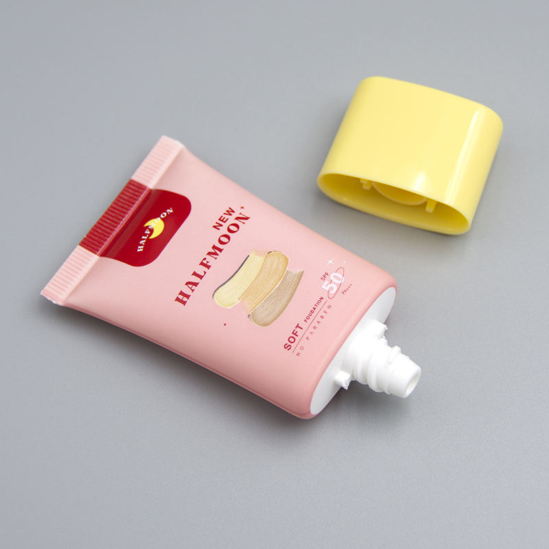 Мини-выжимка с индивидуальным логотипом, косметический пустой пластиковый тюбик емкостью 30 мл, крем для ухода за кожей лица, тональный крем для рук, солнцезащитный крем