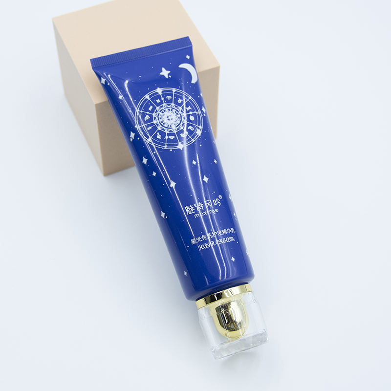 Мягкий акриловый чехол на заказ, лосьон для тела, тюбик для очищения лица, солнцезащитный крем, пластиковая упаковка для тюбика для крема для лица и рук