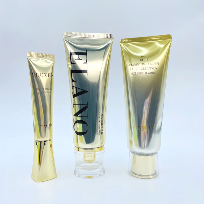 100 г PE очищающее средство для лица, крем для рук, мягкий пластиковый тюбик с винтовой крышкой, солнцезащитный крем, АБС-пластик, хрустальная крышка, тюбик для мытья лица, косметика